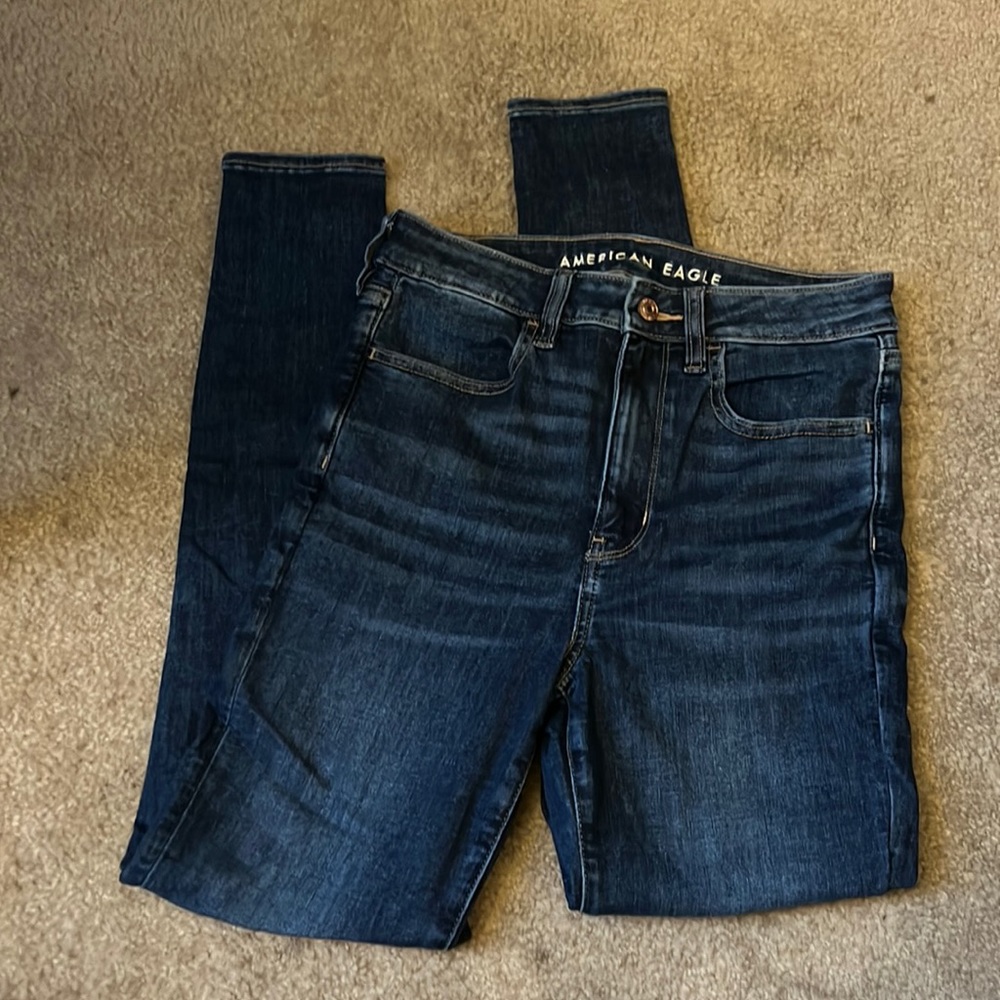 AE Super hi rise jeggings